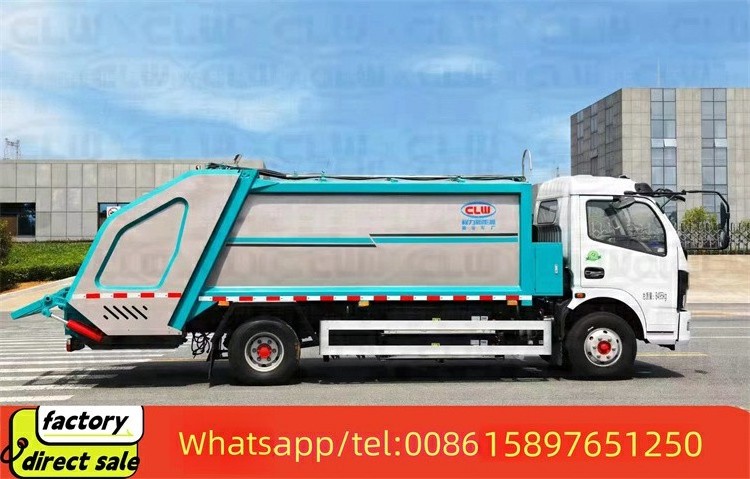 Dongfeng ISUZU HOWO 4X2 6 Cubic Meters split body garbage truck garbage collection mini truck for sale