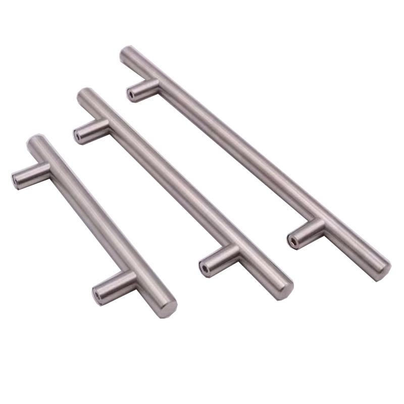 Cabinet Hardware Furniture Hardware Supplier Drawer Soft T Bar SS Door Handle Stainless Steel Tube Handle