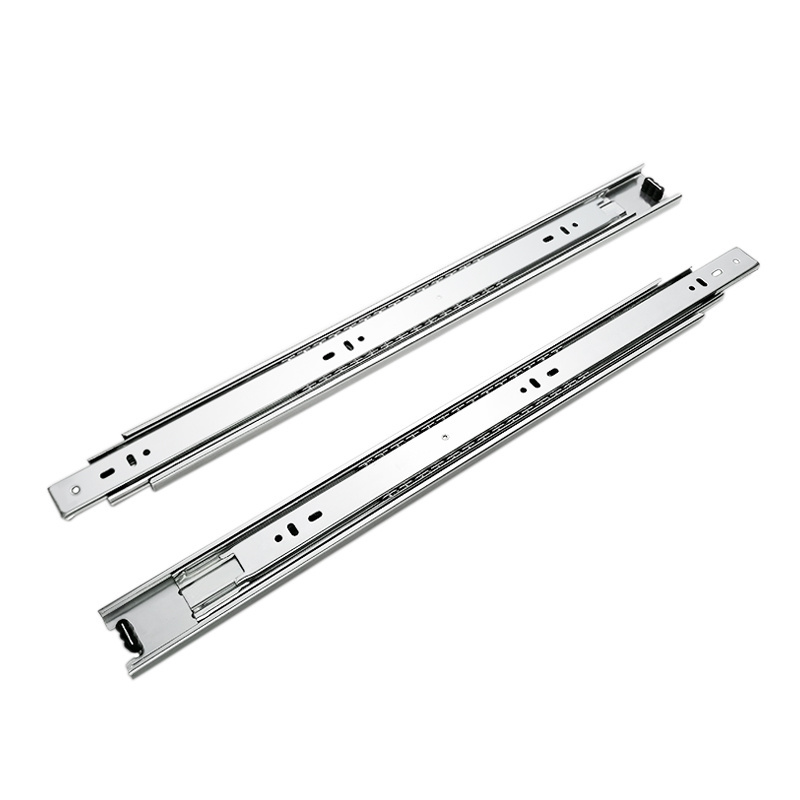 FGVSLIDE Full Extension drawer guides Bottom Mount ball bearing Drawer Slide With Rear Bracket for Furniture