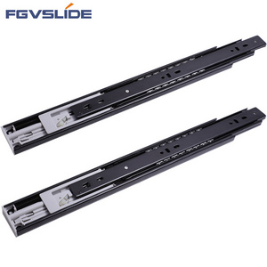 45mm hydraulic damper drawer slides parts full extension ball bearing furniture soft close drawer slide for cabinet