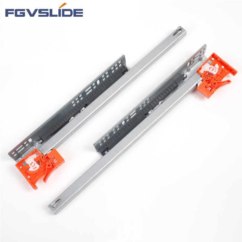 FGVSLIDE  Furniture Accessories Undermount slides Full Extension Under Bottom Mount Drawer Slide