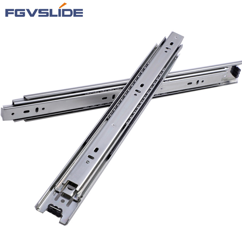 FGVSLIDE Furniture fittings Cheap price drawer guides drawer slides 45mm cabinet ball bearing slides