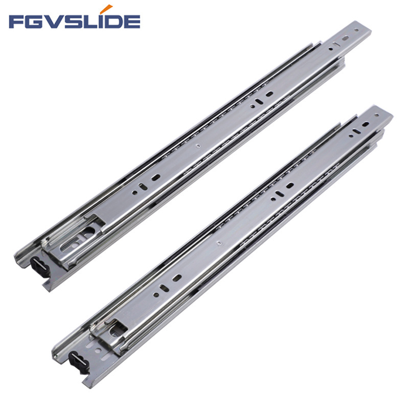 FGVSLIDE Furniture fittings Cheap price drawer guides drawer slides 45mm cabinet ball bearing slides