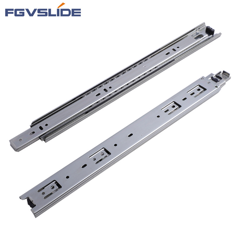 FGVSLIDE Furniture fittings Cheap price drawer guides drawer slides 45mm cabinet ball bearing slides