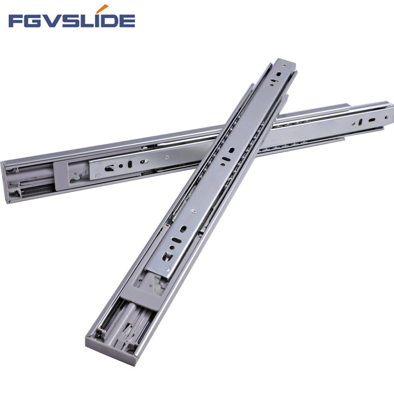 Hafele Vender Full Extension Telescopic Drawer Channel Slide for Drawer Cold Rolled Steel 200-600MM 50000 Times Hydraulic