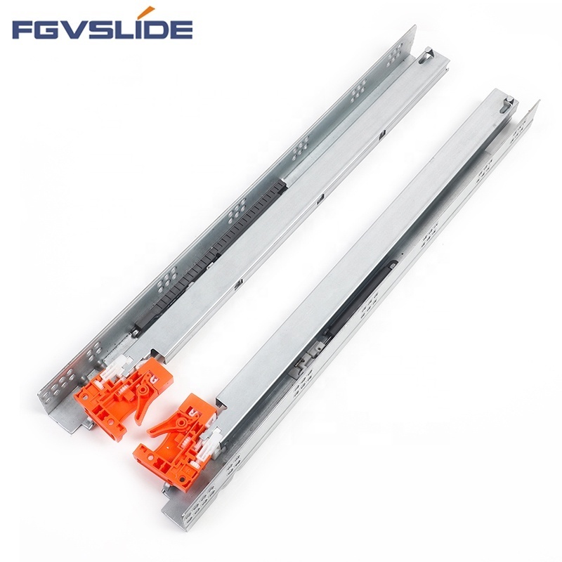 FGVSLIDE Hardware 18 inches US style undermount slides concealed drawer slides for cabinets