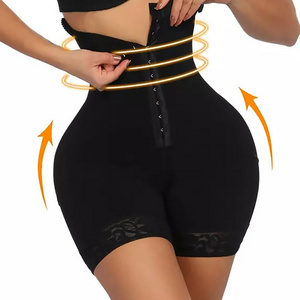 Seamless Butt Lifter Steel Bone Shapewear Plus Size Waist Trainer With Hooks