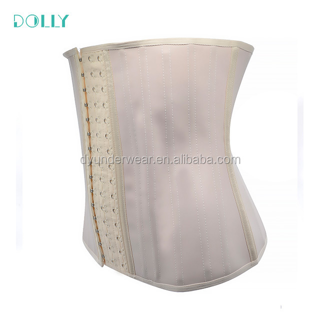 25 Steel Boned Girdles Corset Waist Trainer Plus Size Latex Body Shaper Colombian Waist Cincher Trainer