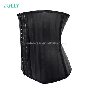 25 Steel Boned Girdles Corset Waist Trainer Plus Size Latex Body Shaper Colombian Waist Cincher Trainer