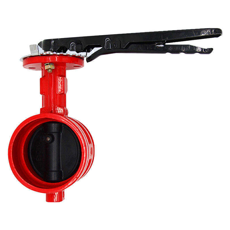 Sanitary Stainless Steel Butterfly Valve For Fire Fighting System Interceptor Drainage Manually Regulated Butterfly Valve