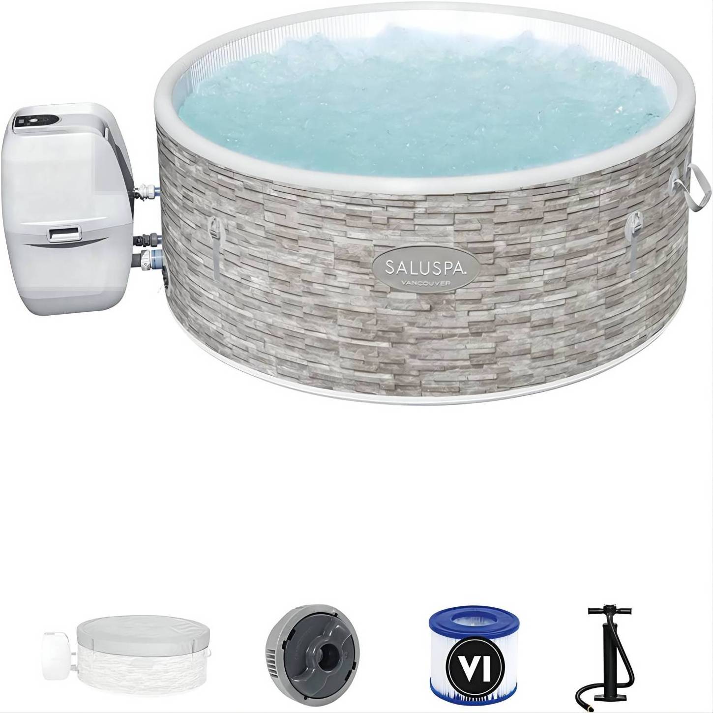 Watermark Certification Combo Massage Air Bubble Whirlpool For Baby Spa Massage Hot Tub Bathtub With Thermostatic System And Led