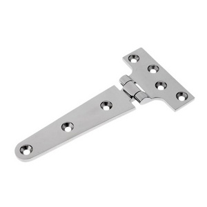 Heavy Duty Silver 316 Stainless Steel Triangle T Hinge Wooden Gate Trailer  Door Tee Strap Hinge