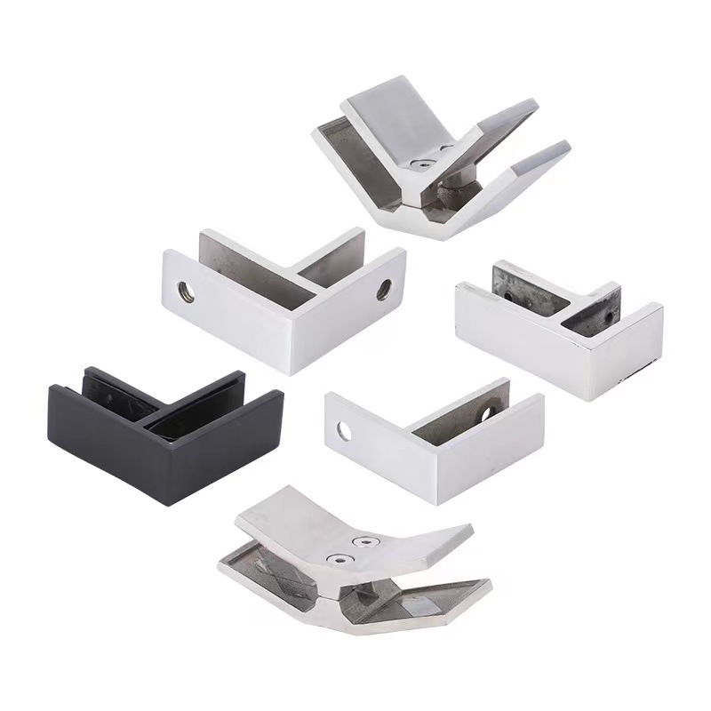 Stainless Steel Glass Fitting Accessories Frameless Glass Spigot Sliding Door Glass Railing Hardware