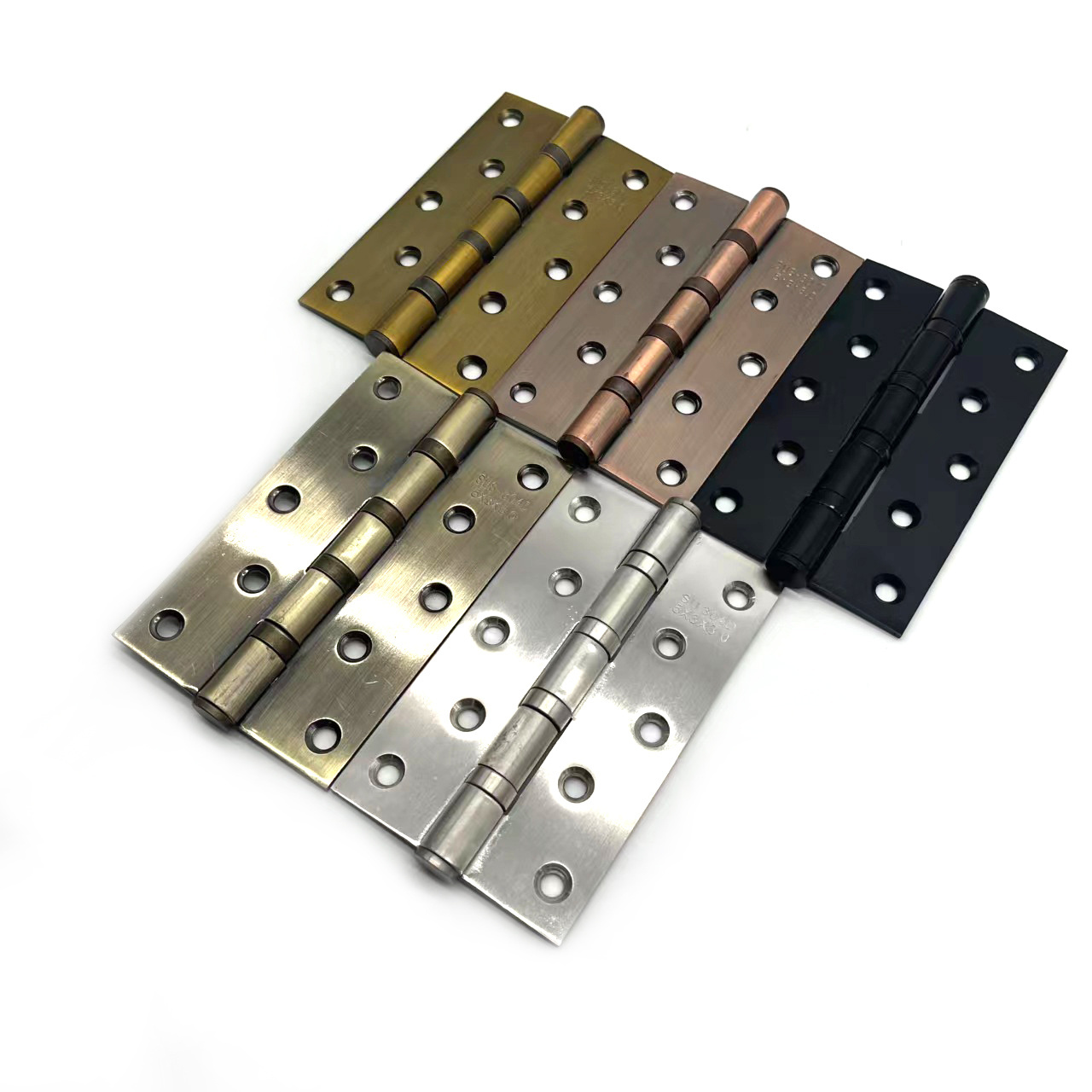 Hardware accessory 304 Stainless Steel  metal window round corner spring door hinge flush hinge for wooden door