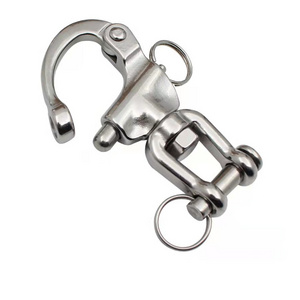 Heavy Duty Stainless Steel Jaw Swivel Snap Shackle for Marine