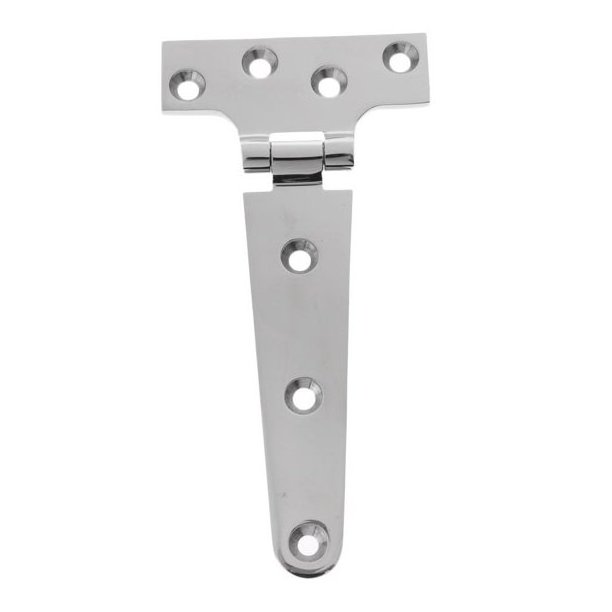 Heavy Duty Silver 316 Stainless Steel Triangle T Hinge Wooden Gate Trailer  Door Tee Strap Hinge