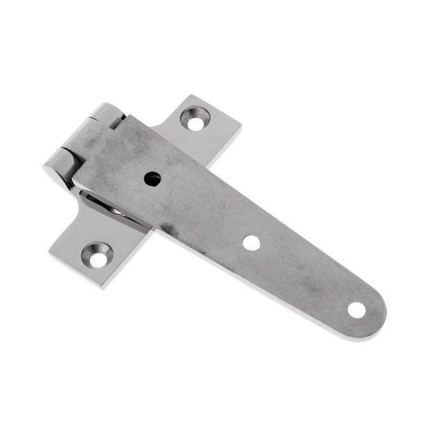 Heavy Duty Silver 316 Stainless Steel Triangle T Hinge Wooden Gate Trailer  Door Tee Strap Hinge