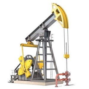 nodding donkey pumping unit  oil pump jack or nodding horse pumping unit.