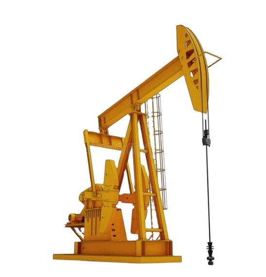 nodding donkey pumping unit  oil pump jack or nodding horse pumping unit.