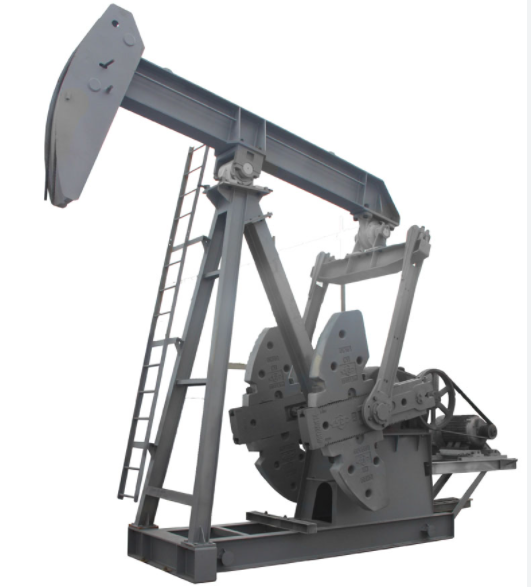 nodding donkey pumping unit  oil pump jack or nodding horse pumping unit.