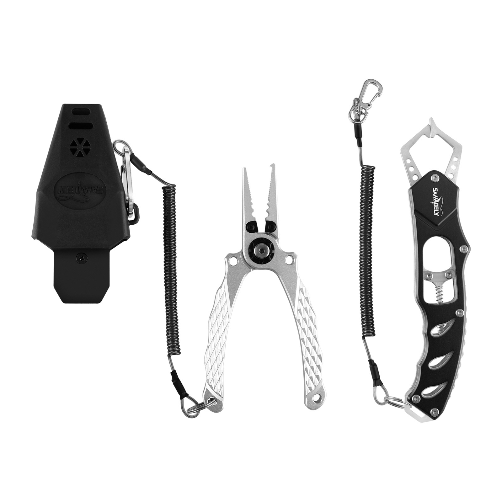 Fishing Accessories Aluminum  Fishing Pliers Fish Lip Gripper set for seafishing