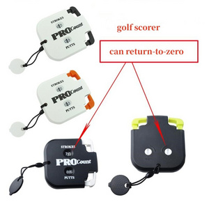 Can Return-to-zero Golf Score Counter Golf Stroke Clicker With One Touch Reset For Golf Course Scorekeeper Mitten Clip Pole