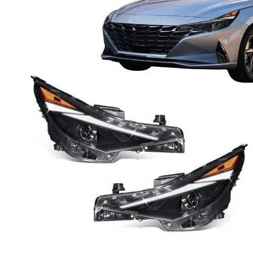 car accessories FOR hundai Elantra Halogen LED Headlight Lamp For Hyundai Elantra 2021 2022