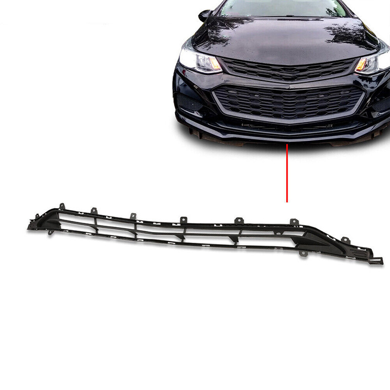 Black Grill Fit For 2016-2018 Chevrolet Cruze Front Bumper Lower Bottom Grille