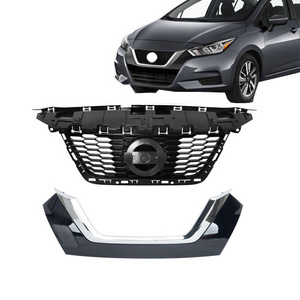 Car Body Kits Accessories Auto Front Bumper Grill Car Front Grille For Nissan Sunny Versa 2020 2021 Usa Type