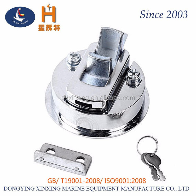 Marine Stainless steel 316 boat locking pull Hatch Latches Turning Lock Lift Handle Slam Latch