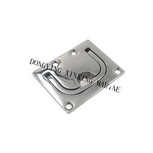 stainless steel 316 flush hatch lift ring hatch pull handle locker cabinet boat marine hardware