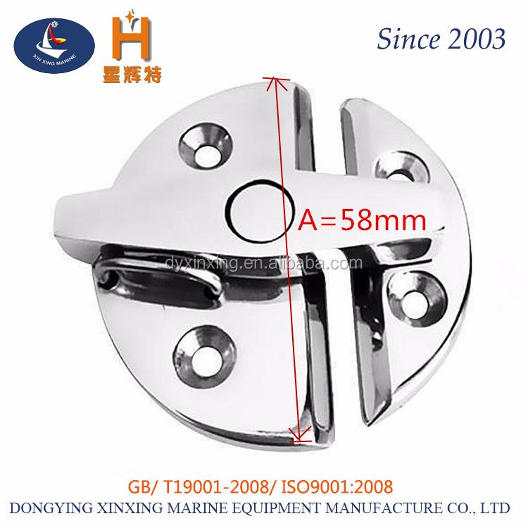 Marine boat round twist lock door cabine hatch turn catch latch SS316