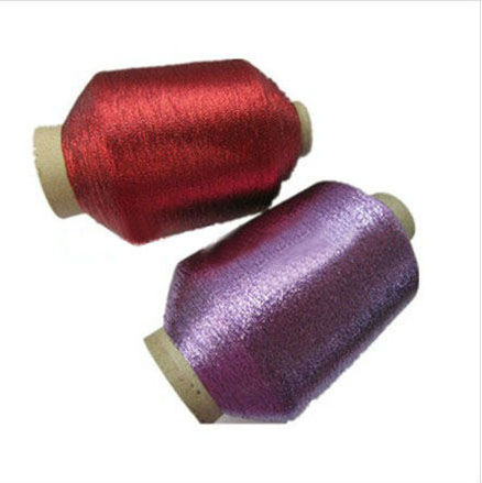 20D*2 or 30D*2 MX Nylon Polyester Metallic Threads 220g/380g per Cone Yarn