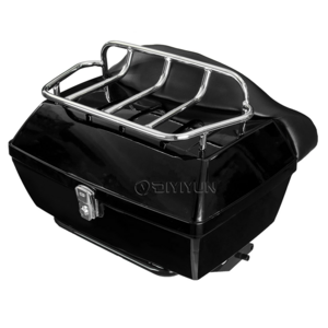 Universal hard Delivery Large top box motorcycle tail box for harley scooter chopper bobber tail trunk tool boxes