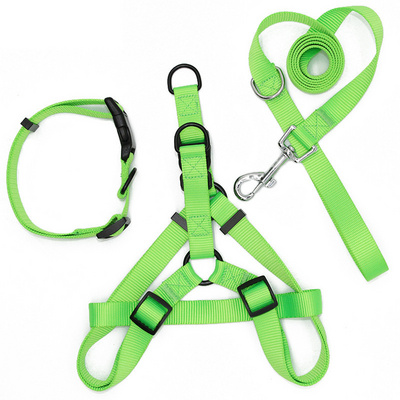 Nylon Hunting Dog Pet Collars Leash Harness Set Soft Pet Supplies Wholesale