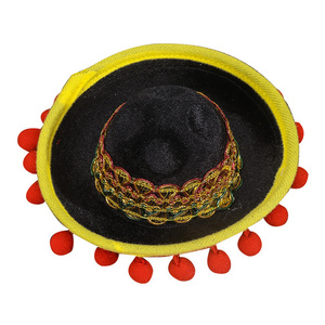 Pet Wholesale manufacture designer party hat celebration festival birthday party Mexican style girls boys dog small hat