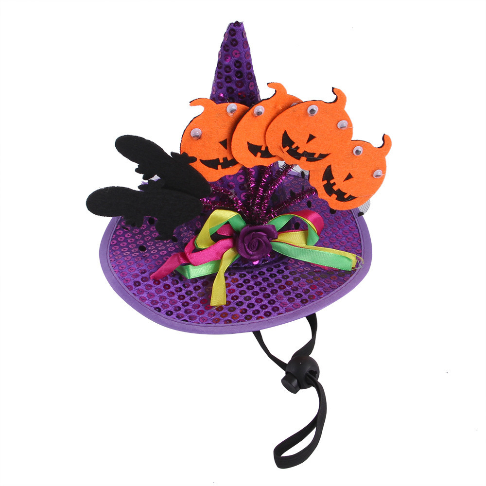 Pet Halloween Bow tie Sets Dog Halloween Costume Hats Pumpkin Collars Cool SunGlass Pet Costumes