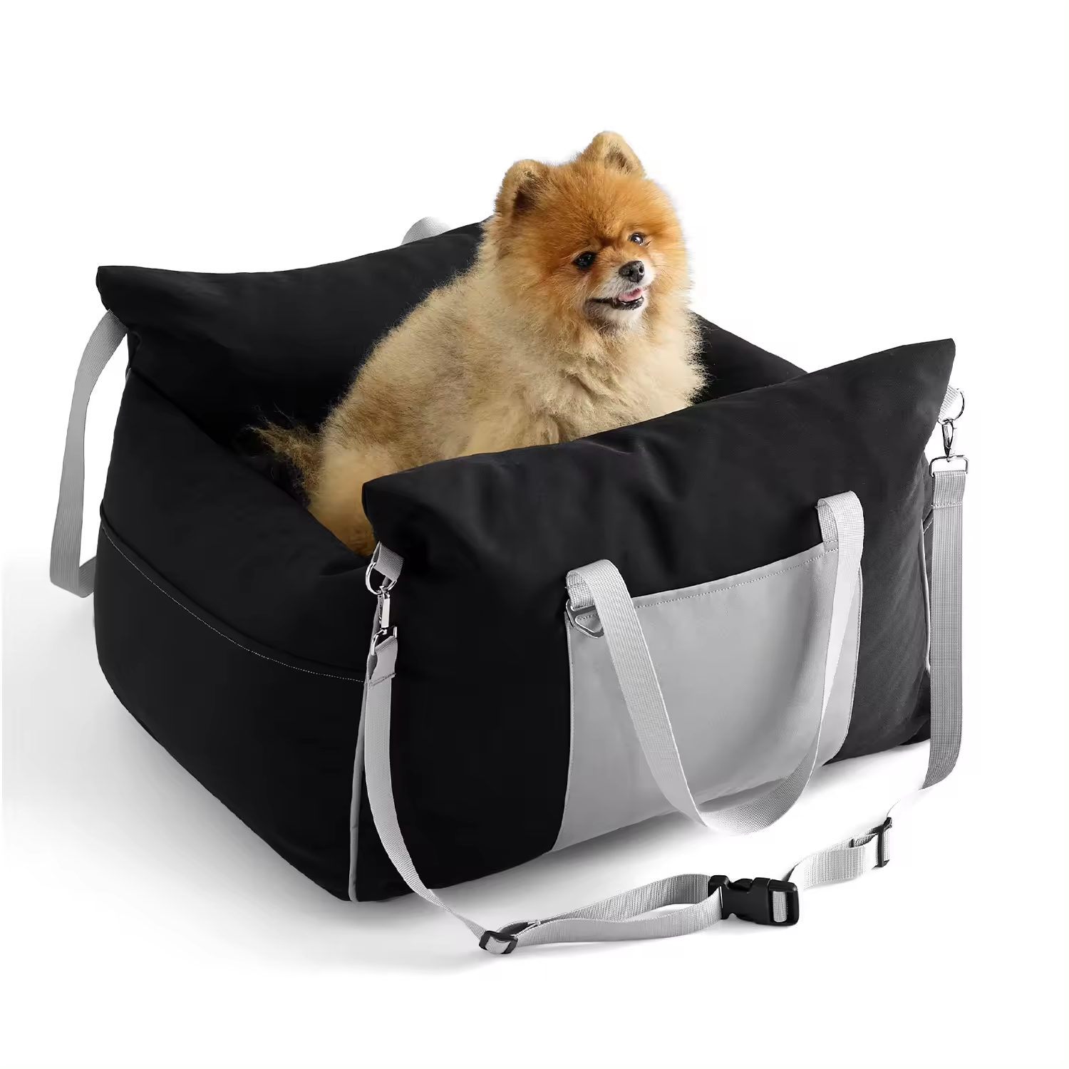 Pet  Carries Travel  Detachable Soft Dog Booster Seat Dog Car Seat Portable Dog Car Travel Carries Bed For Front Seat