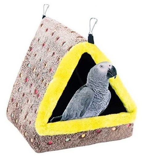 Guinea Pig Parrot Pet Cage Birds Living Place Parrots Cave Bed Tent Hanging Winter Warm Bird Nest House