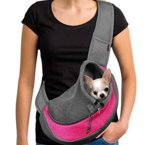 Breathable Cat Carrying  Bag Cat Dog Travel Carrier Outdoor Bag Portable Safe Sling Folding Pet Carrier Mesh Bag