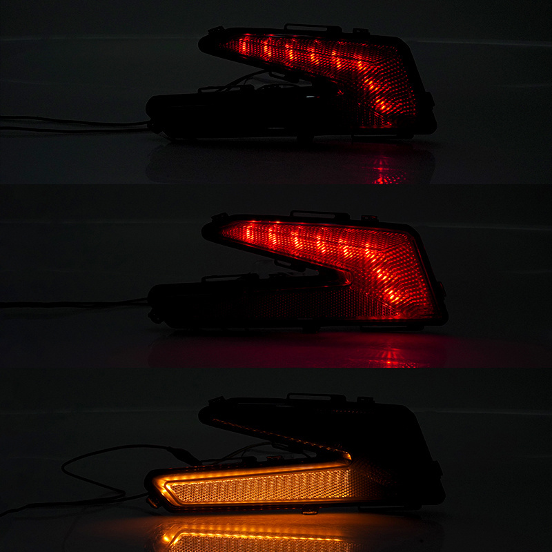 YongJin utv accessories LED Tail light Smoked Black Rear Lamp Lighting System for Can Am Maverick X3 Max 2017-2018