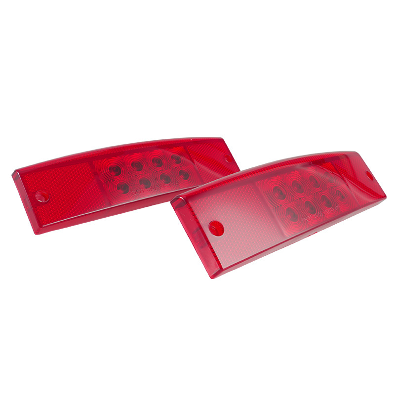 YongJin red lens LED retangular rear tail light stop lamp for polaris ranger 400 570 800 2411450 car led lights