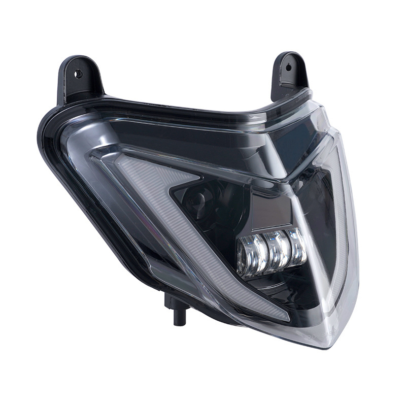 YongJin Die-cast aluminum housing black headlight with DRL turn light for  ducati hypermotard 821 original accessories