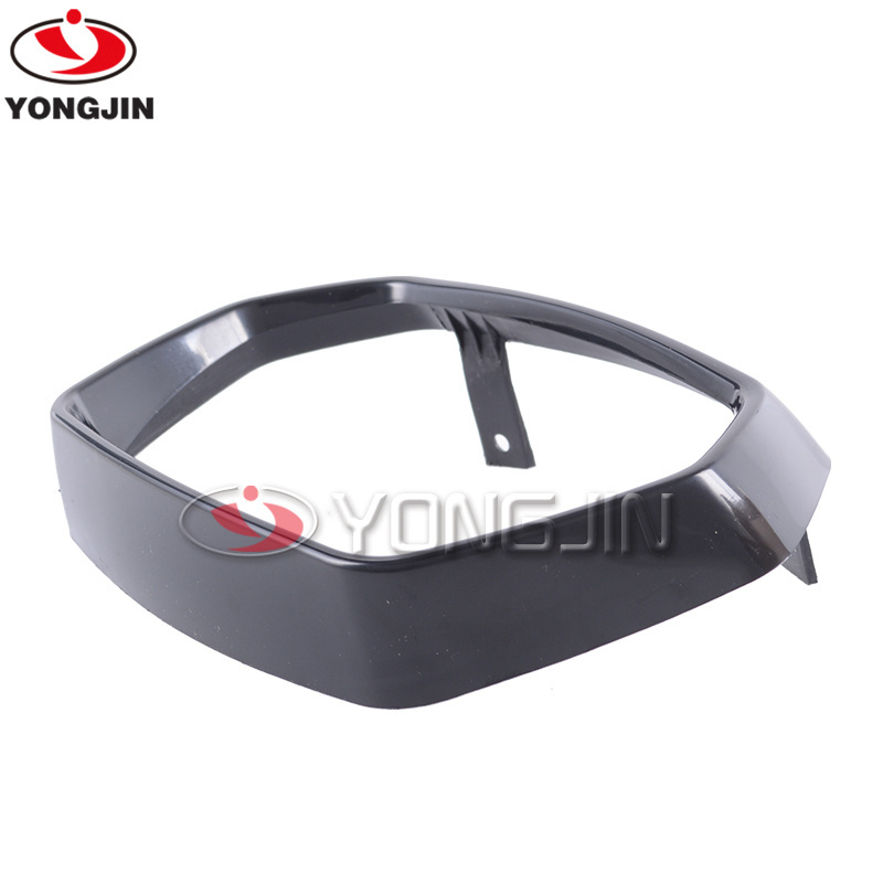 YongJin for vespa spare parts motorcycle black Trapezoid Light Cover Ring Trim Front For vespa