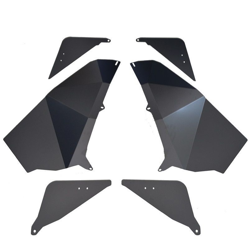 YongJin Aluminum Lower utv Door Inserts Panels Kit 2 Door for Polaris RZR 900 1000