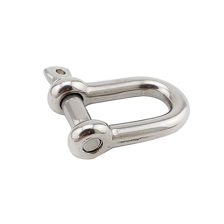 Stainless Steel mini Bow shackle D shackle for marine hardware