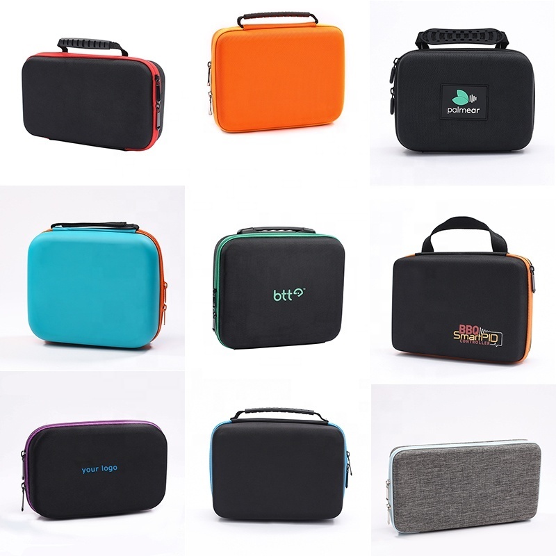 Factory Custom Waterproof Anti-shock Travel Eva Hard Zipper Storage Carry Cases  Foam Hard Shell EVA Cases