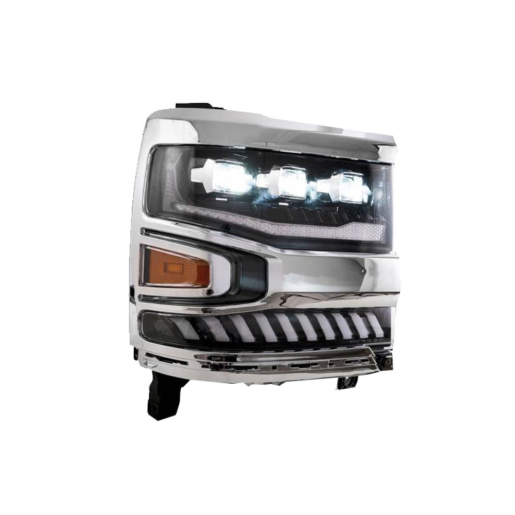 High quality upgrade LED DRL headlight head front light lamp Assembly for Chevrolet silverado 2014 2015 2016 2017 plug and play