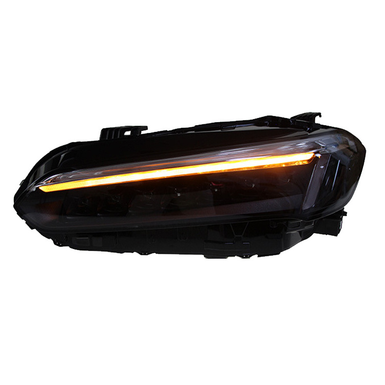 Upgrade LED DRL Dynamic Projector Lens Beam headlight Assembly for Honda Civic 11th 2022 head front lamp light plug and play