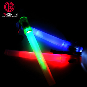 Reusable LED Stick Flashlight Glow Stick w Whistle and Lanyard